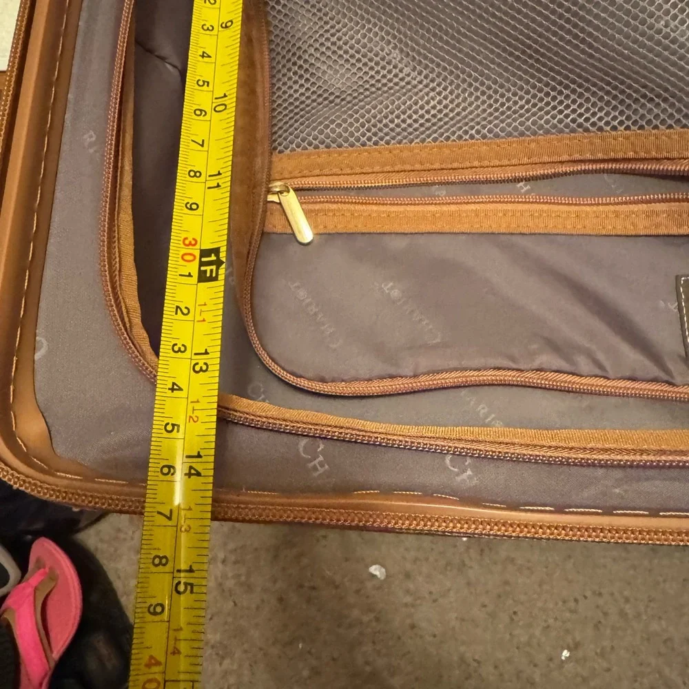 Chariot Gatsby Luggage Pink Carry On Hard Side 2 Piece